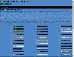 Скриншот сайта Free Website Hit Counter